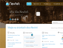 Tablet Screenshot of nevren.cz